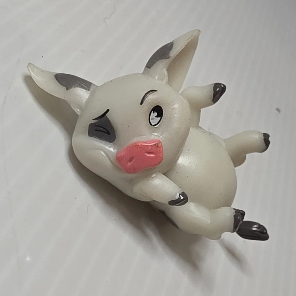 Disney Moana Pua Pig Figure‎ Small White Good Character Toy